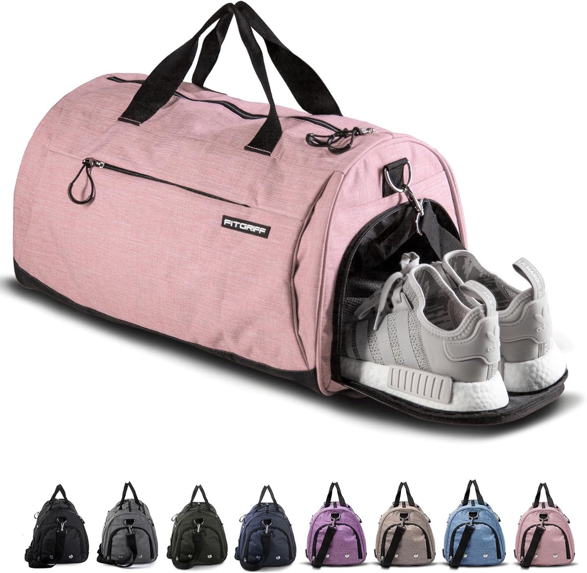 Thijox - Sporttas & Reistas V1 met Schoenenvak en Natvak – Reis- en Gymtas voor Heren en Dames – Ideaal voor Fitness, Outdoor en Reizen – Maat Small &