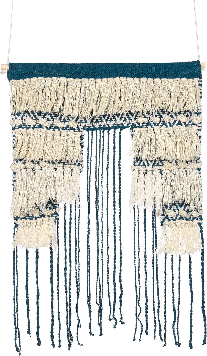 NADRA - Wanddecoratie - Donkerblauw - Katoen