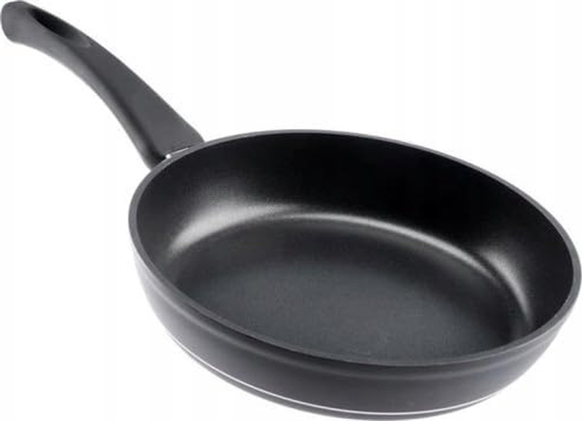 Koekenpan - Pannenkoek pan - Pannenkoeken bakken - Aluminium constructie - 16 cm - Zwart