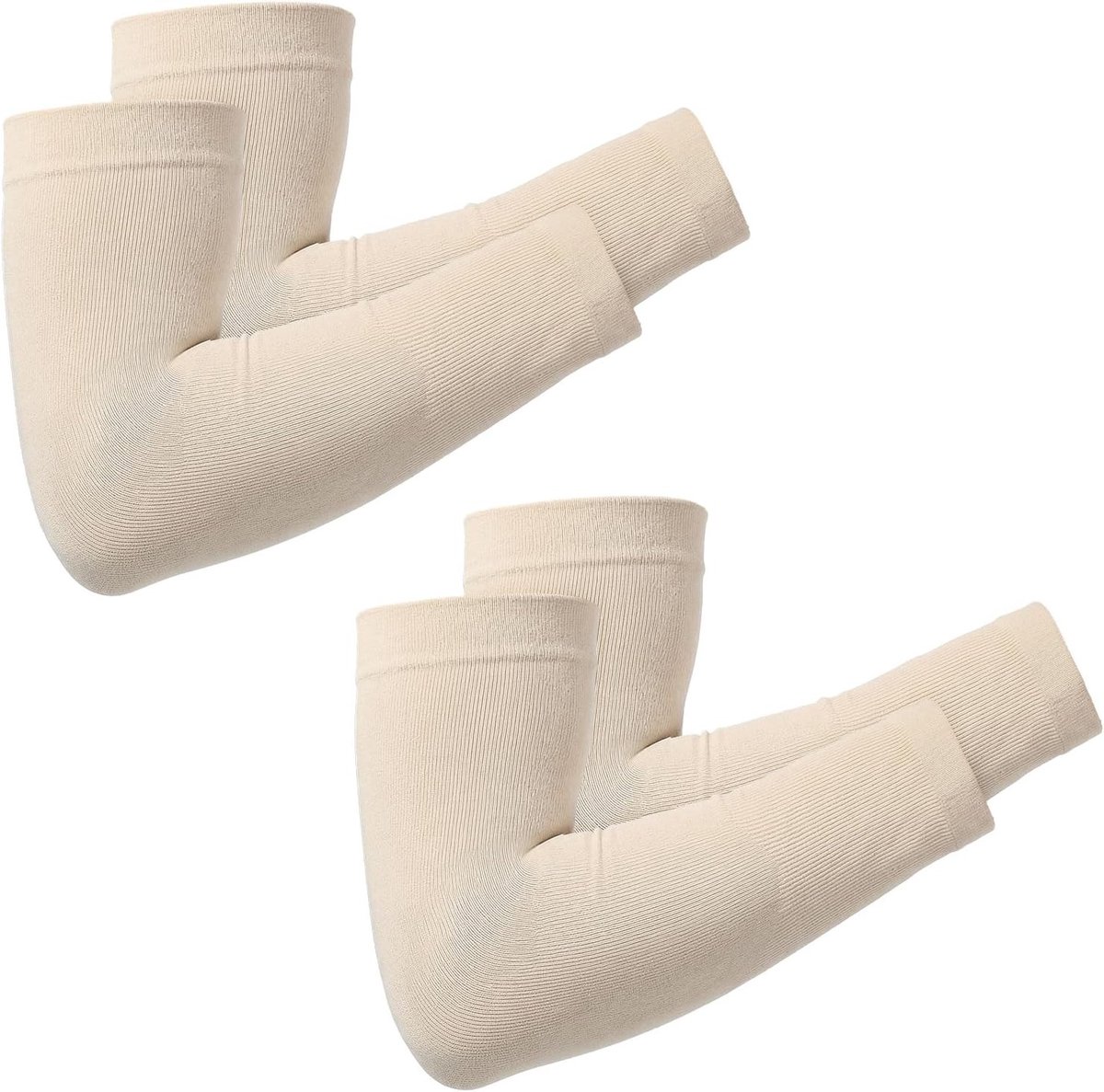 2 Paar Arm Sleeves voor UV Bescherming, UPF 50+, Koelende Armwarmers voor Sport, Perfect voor Volleybal, Basketbal en Buitenactiviteiten