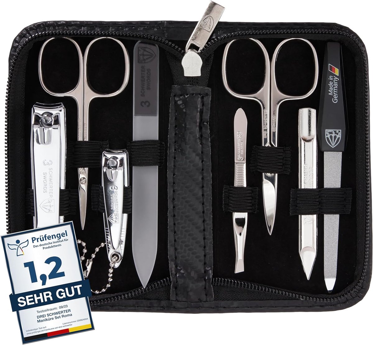 SnelShoppen - 5213 Variant Manicureset – Compleet Nagelverzorging Set met Nagelknipper, Vijl, Schaar, en Meer – Luxe Manicure Set voor Thuis en Reizen