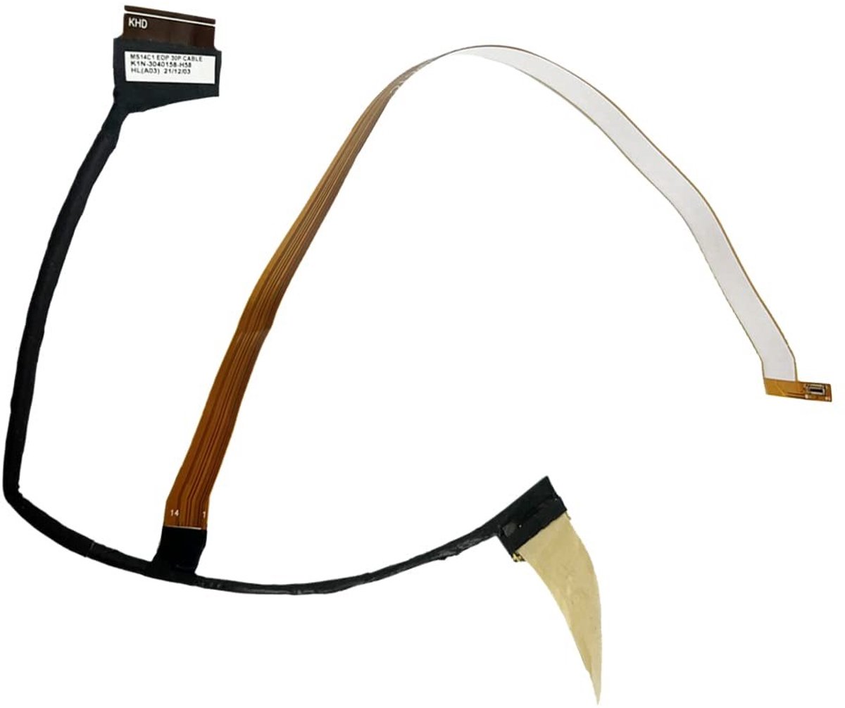 Dailygoods- LCD Kabel Hoogwaardig Reserveonderdeel - eDP 30-polige Kabel - Geschikt voor MSI Prestige 14 P14 - Video Kabel - Laptop Accessoire - Controleer Modellen. - Videokabel