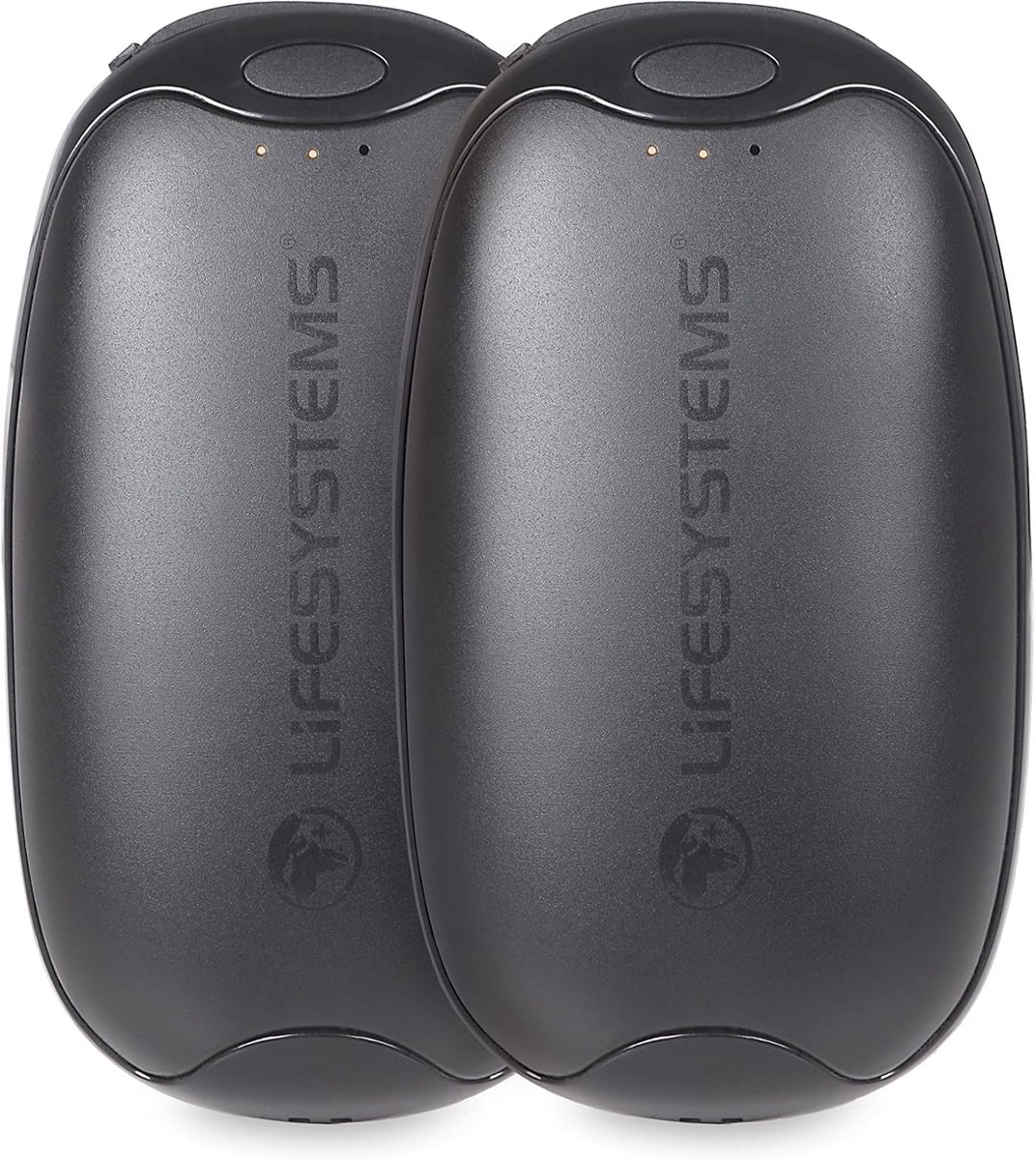 Thijox - Oplaadbare Handwarmers Dubbel-Pack met Powerbank 5000 mAh, 3 Warmte-instellingen, USB & USB C, Tot 9 Uur Warmte voor Buiten en Binnen