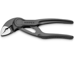 Thijox - KNIPEX Cobra XS Pijp- en Waterpomptang 100 mm - Compacte Hightech Tang met 11 Instelposities - Ruwe Oppervlakken met Reliëf - Ideaal voor Kra