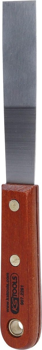 SnelShoppen - RVS Plamuurmes 25mm met Houten Handgreep - Professioneel Plamuurmes voor Klussen, Verbouwingen en DIY - Perfect voor Elk Project