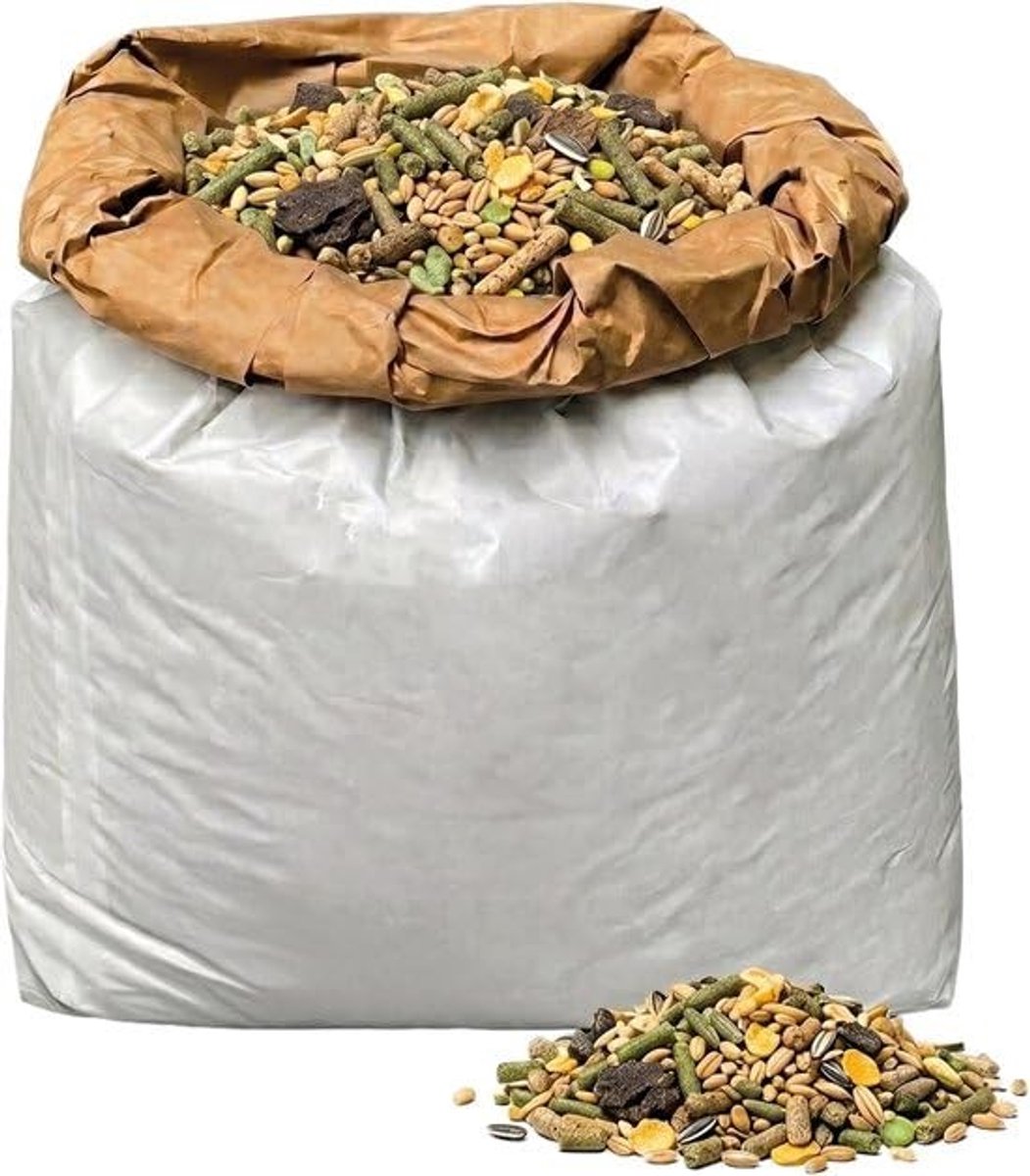 Dailygoods- Konijnenvoer 20 kg - Compleet Voer - Gemengd Voer - Natuurlijke Ingrediënten - Granen/Zaden - Hoogwaardige Kwaliteit - Dierenvoer