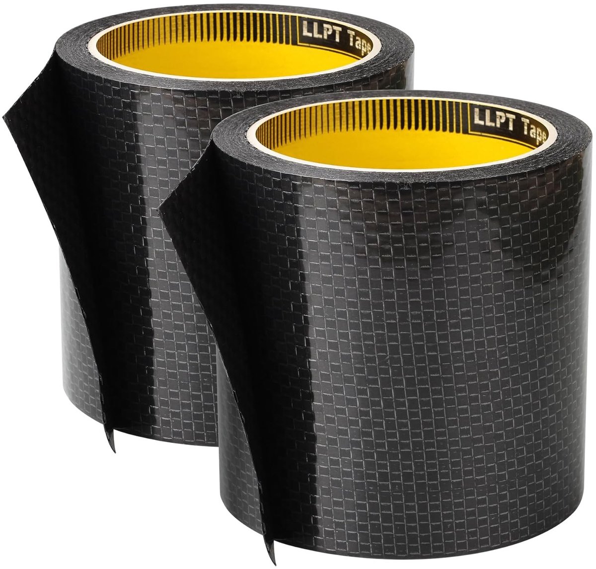 Waterdichte en duurzame zelfklevende gevlochten reparatietape 101 mm x 7 m - 2 rollen voor camper en aanhangwagen reparatie