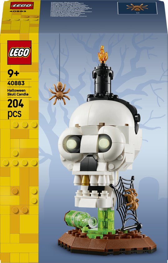 LEGO Seasonal halloween schedelkaars 40883