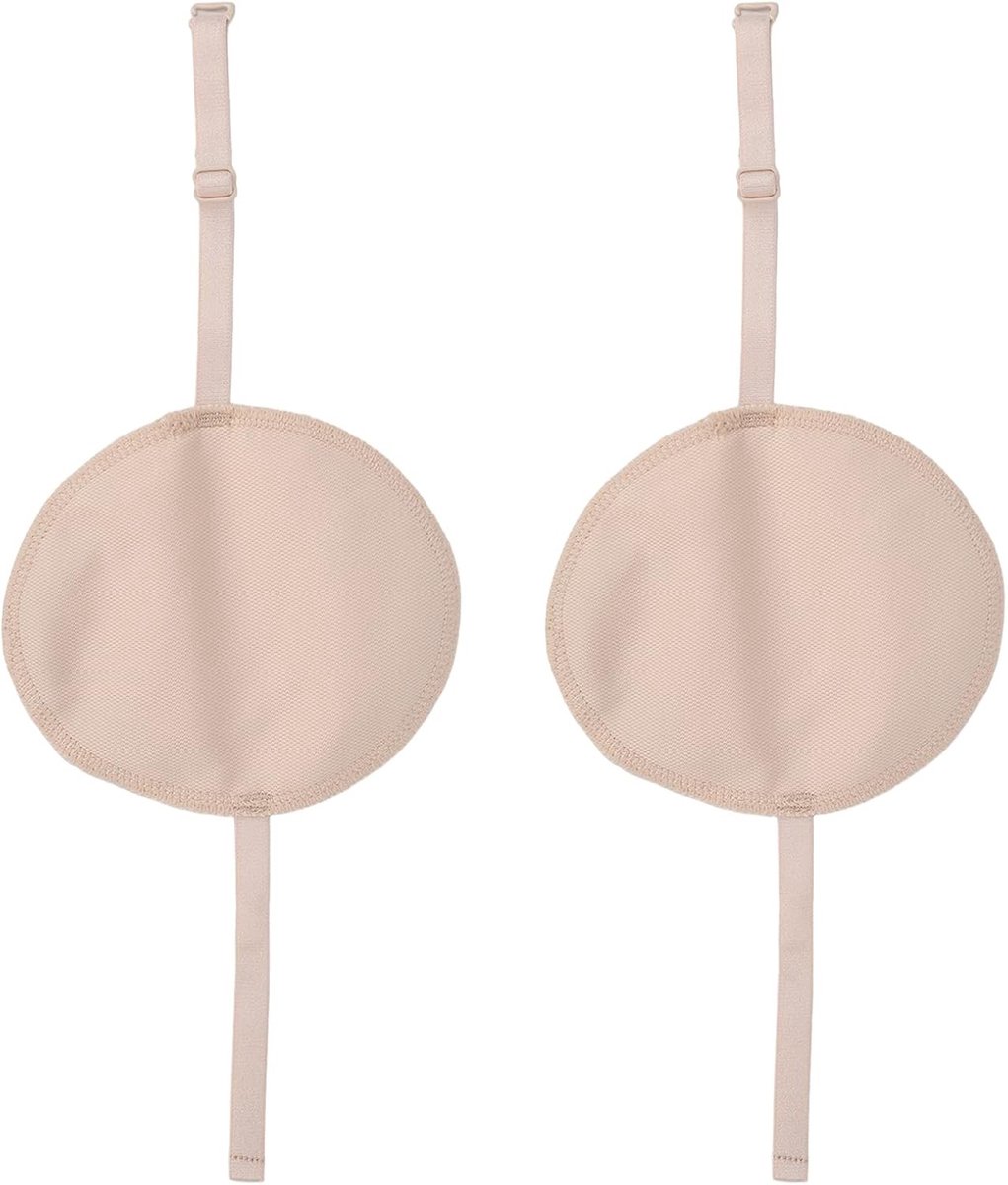 Herbruikbare Onderarm Pads van Katoen - Ademend Zweetband voor Dames en Heren, 2 Stuks