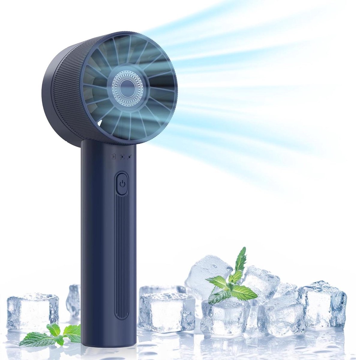 Draagbare Ventilator - Mini USB Fan - Persoonlijke Koeling - 4 Snelheden Instelbaar - 15 cm Lengte - Zwart
