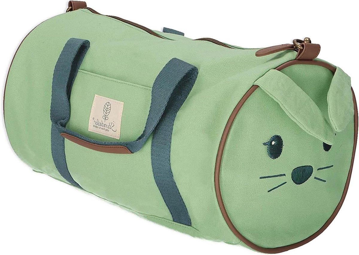 Baby Reis Tassen - Kinder Bagage - Weekend Weg - Lining Van Katoen - 38 x 20 cm - Groen