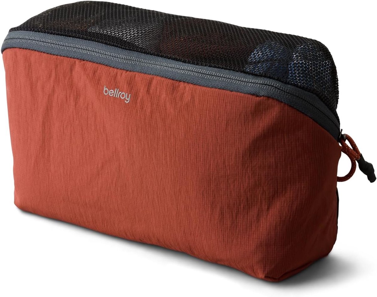 Thijox - Lichtgewicht Packing Cube 4L - Duurzame Reisorganizer met Intern Ritsvak - Clay - Ideaal voor Kleding en Essentials - Perfect voor Vakantie e