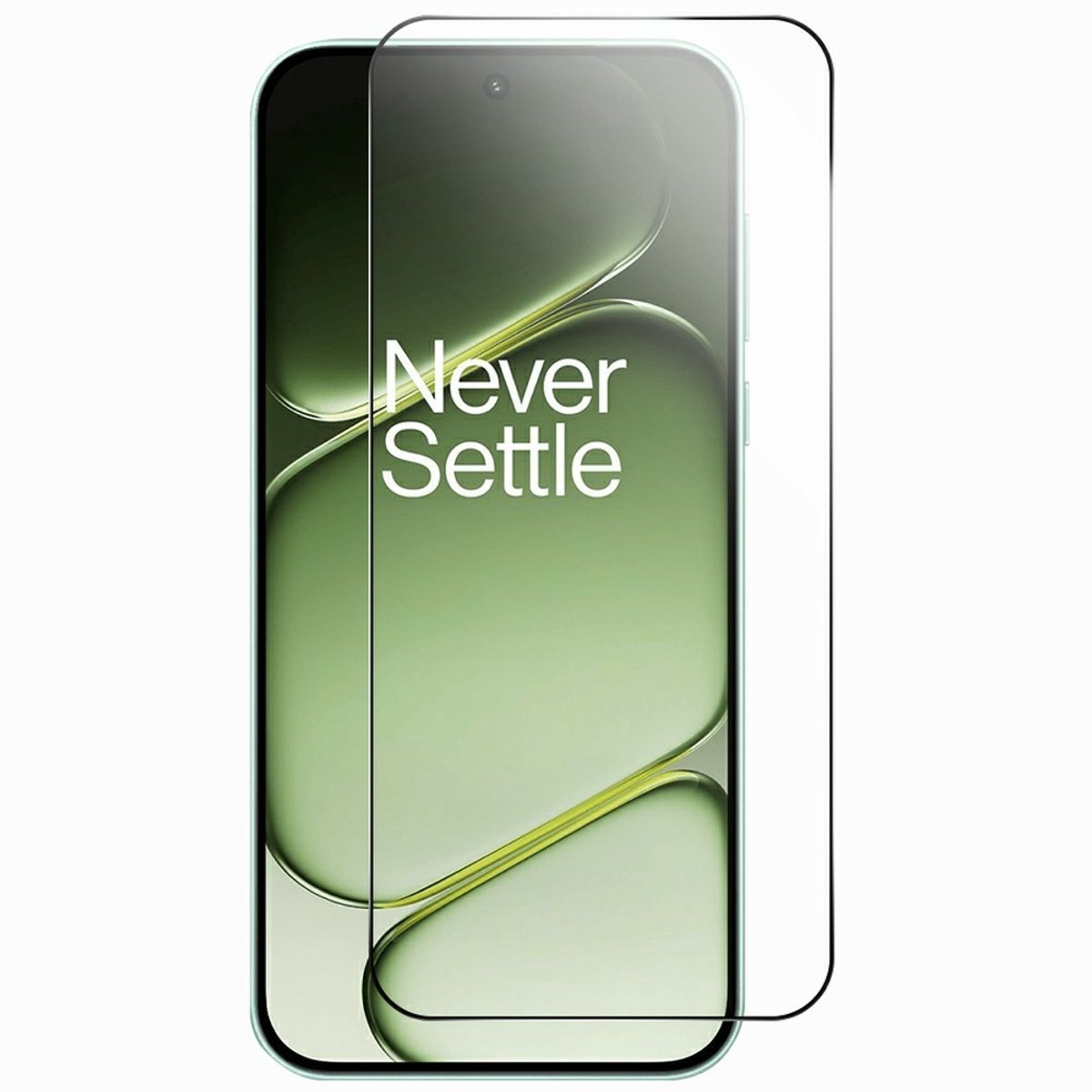 Coverup Screen Protector - Geschikt voor OnePlus Nord 6 Screen Protector - Coverup Full-Cover 9H Tempered Glass - Zwart