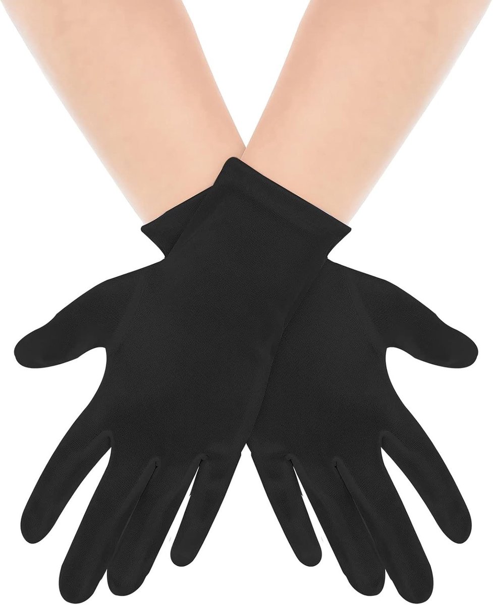 Elegante Satijnen Pols Lange Opera Handschoenen voor Dames - Perfect voor Bruiloften, Diner en Feestjes
