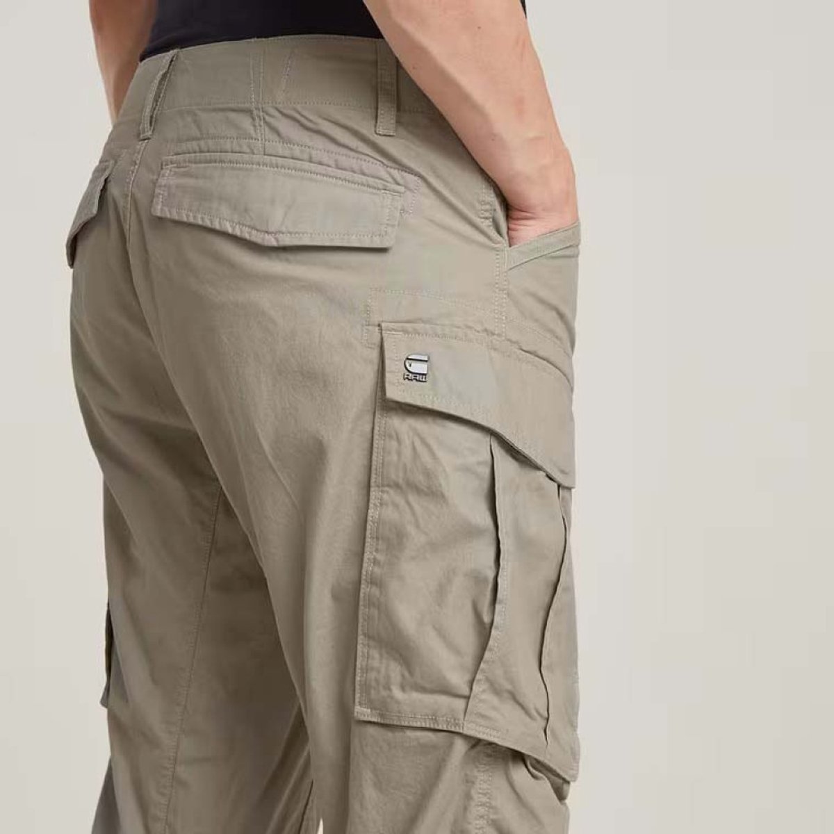 G-Star Cargo 3d regular tapered cuffed Heren Jeans Elephant Skin
