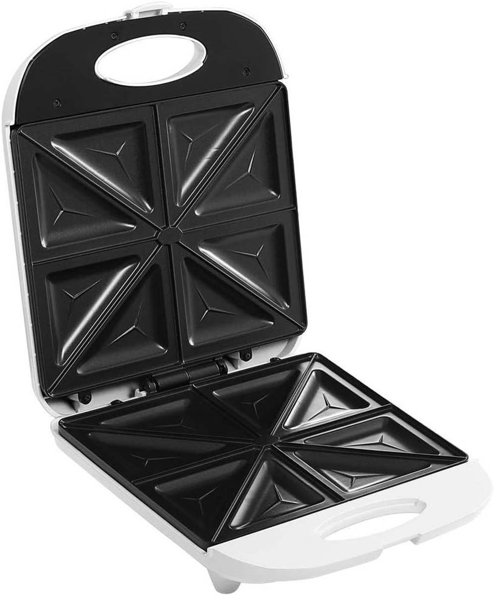 Sandwichmaker XXL - Tosti apparaat - Lekkere Tosti's Maken - Voor 4 Sandwiches - 32 x 26 x 11 cm