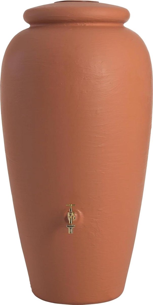 Regenton Amfora 240 Liter Terracotta - Stijlvolle Wateropvang voor de Tuin