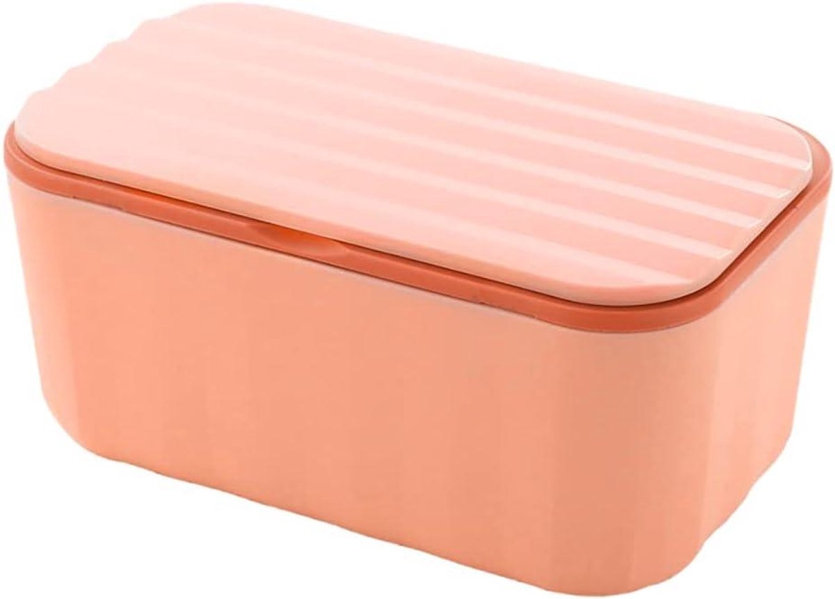 Vochtige Doekjes Box - Opbergdoos Doekjes - Babyverzorging Thuis - Waterdicht Deksel - 20 x 12 x 9.5 cm - Roze