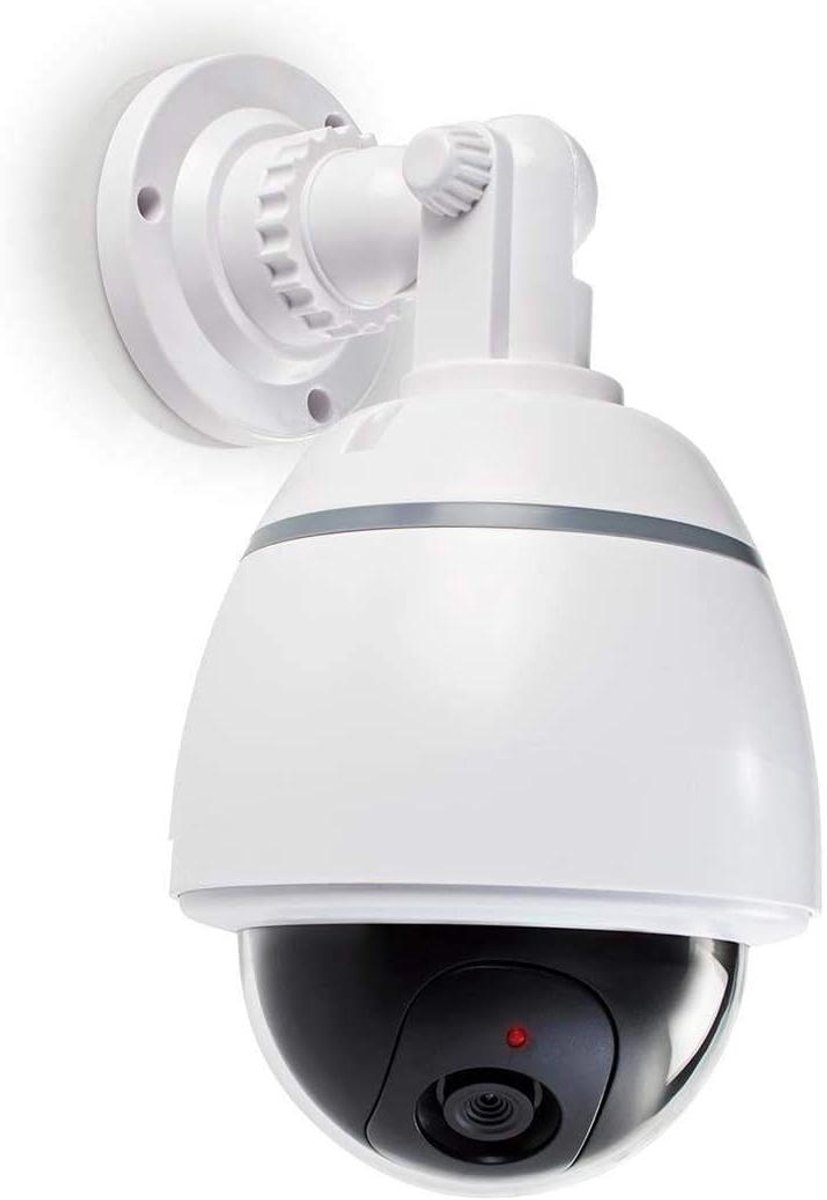 Dummy Camera - Nabootsing Beveiliging - Inbraakpreventie Thuis - Knipperende LED - 1 Stuk - Wit