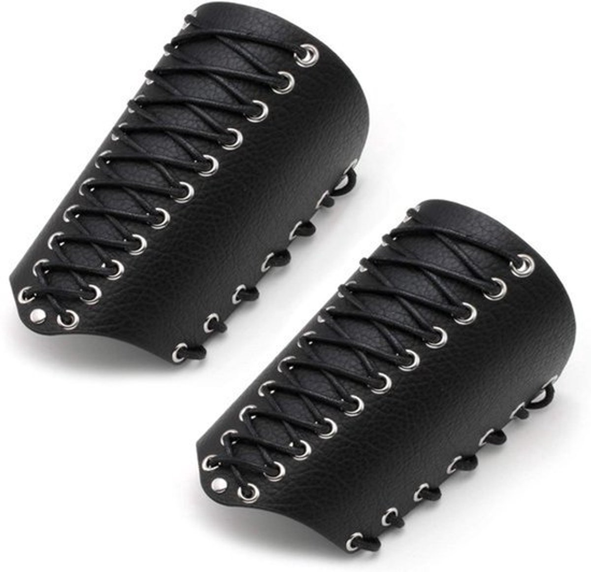 Heren leren brede manchet wrap met verstelbare polsband bevestiging - Gauntlet armsteun