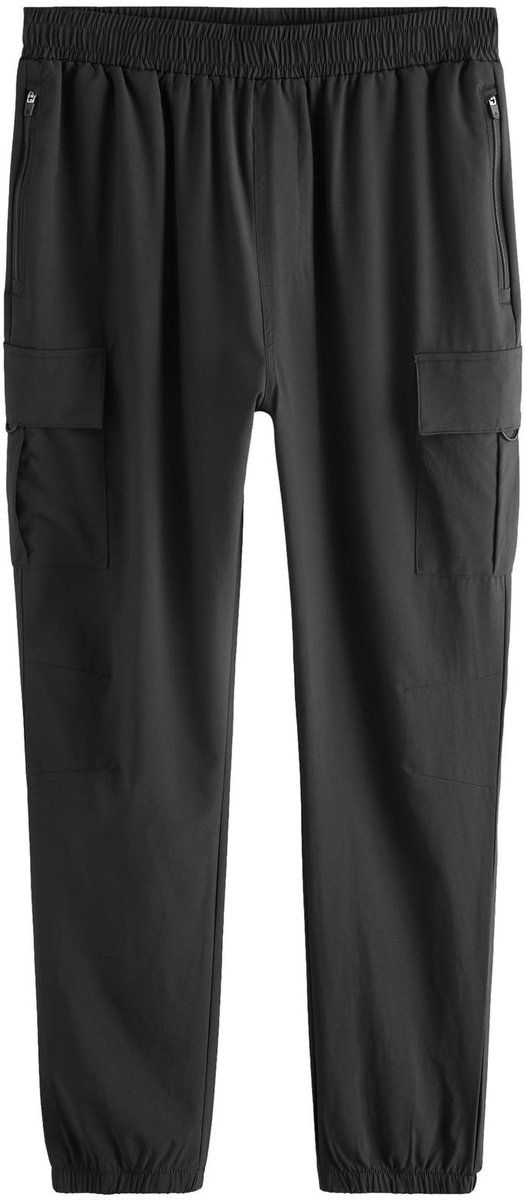Next - Heren - Slim-fit geweven Active joggingbroek - Zwart