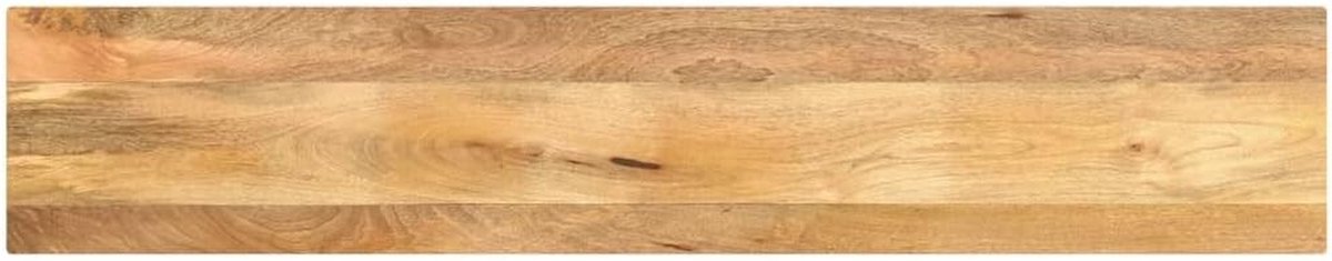 Tafelblad Rechthoekig - Houten Blad Vervanging - Tafel Opknappen - Massief Mangohout - 180x30x25 cm - Natuurlijk Hout