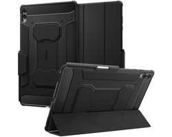 Spigen Rugged Armor Pro - Hoes Geschikt voor Samsung Galaxy Tab S12 Ultra / S11 Ultra - Book Case met Standaard - Zwart