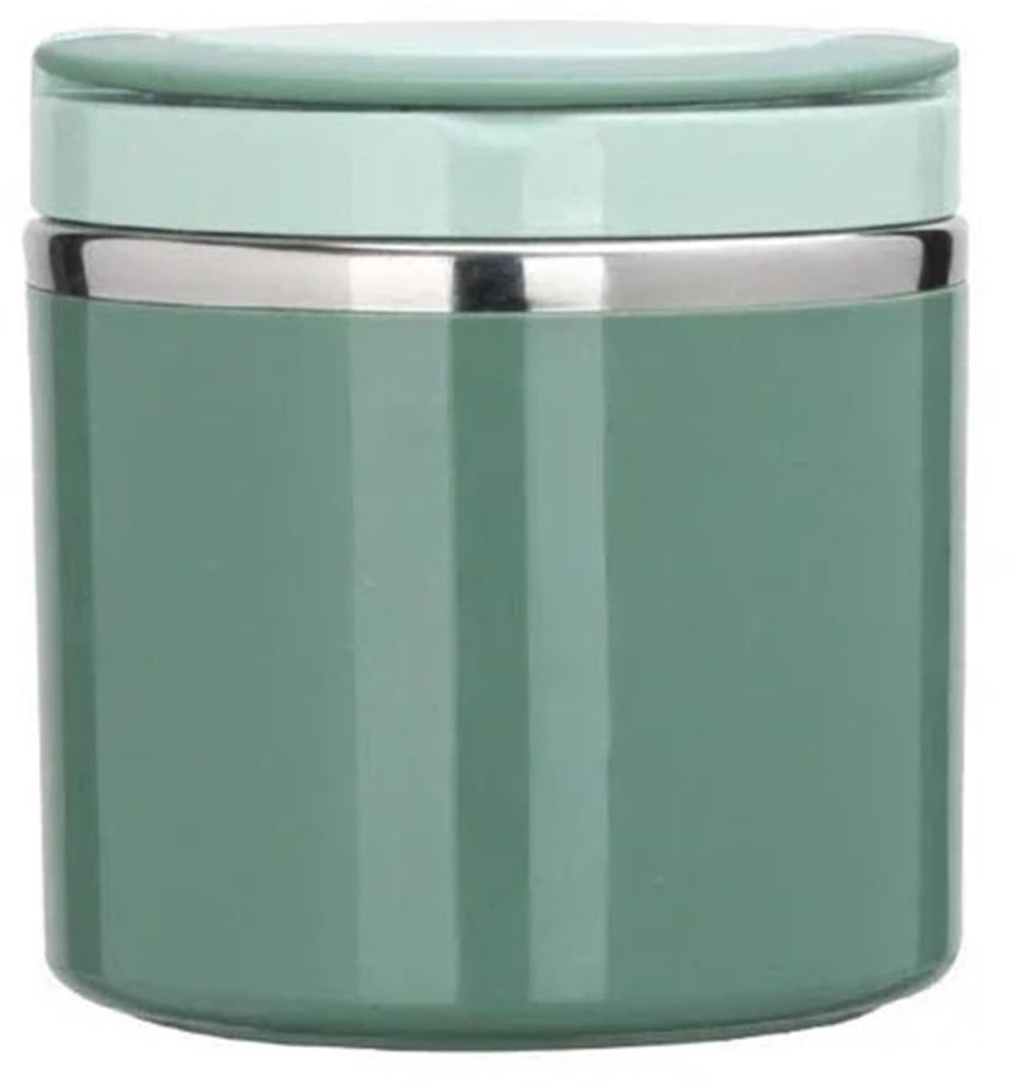 QTTVBTNA -Isolatiefles - Thermofles - Soepfles - Groen, 1000 ml, roestvrij staal, lekvrij - Houdt warm en koud lang vast - Geschikt voor soep, pap, koffie en thee - Voor thuis, werk, school en reis