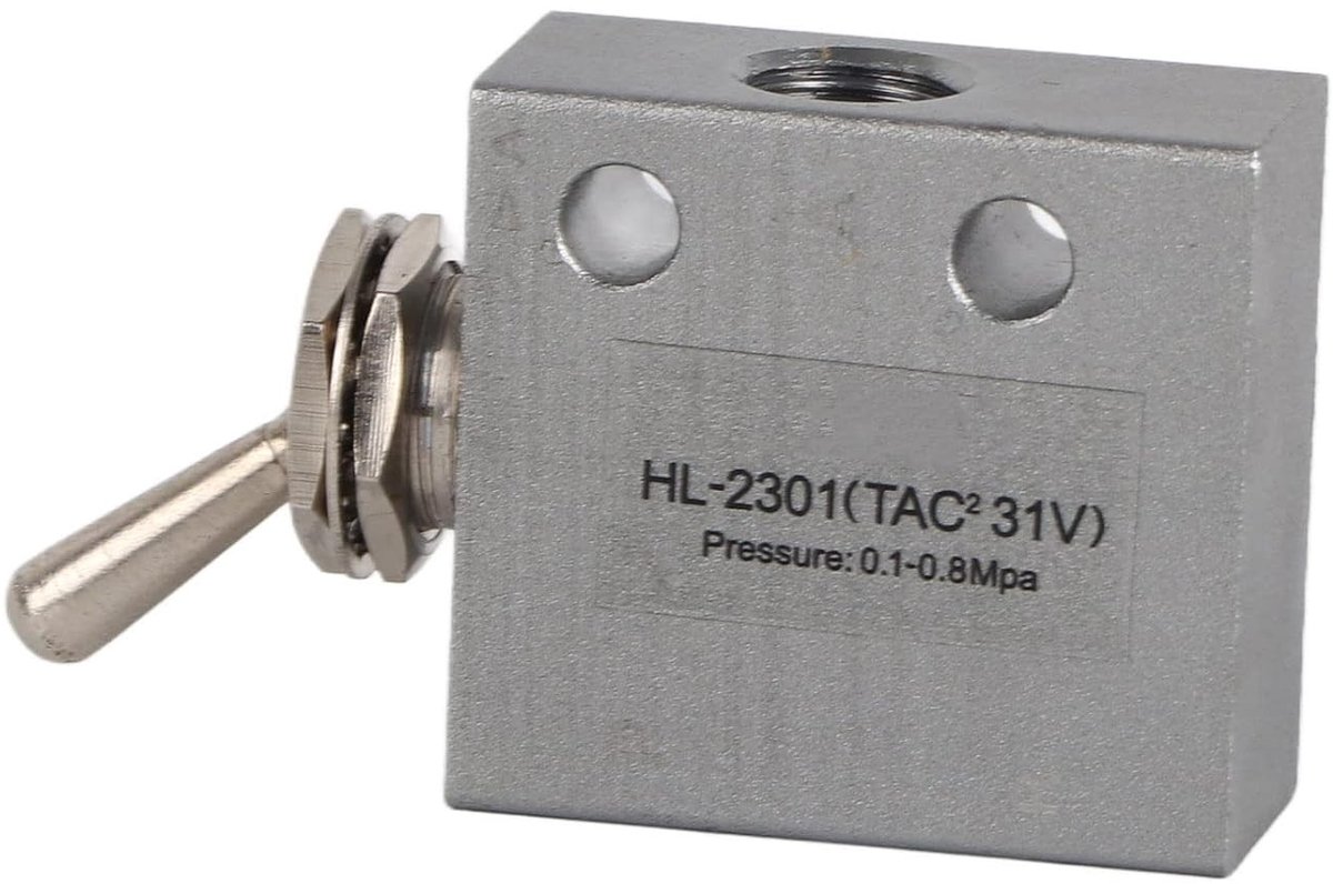Mechanische Pneumatische 3-Positie 2-Poort Schakelventiel voor Efficiënte Sturing en Controle