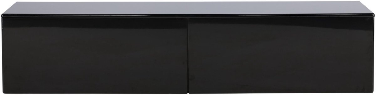 Fristad TV-meubel 2 lades wandgemonteerd zwart.