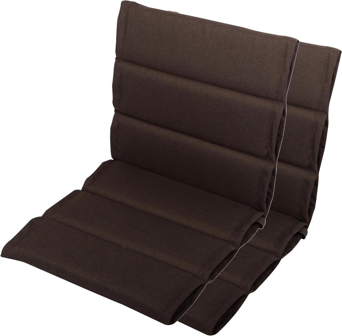 Tuinstoelkussens Set - Zitkussens Tuin - Comfortabel Zitten - Teflon Bescherming - Set van 2 - Bruin