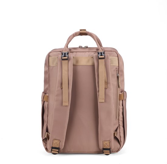 Brisby slijtvaste Luiertas - verzorgingstas - met buggymontage - Rose Gold van Brisby — afbeelding 2