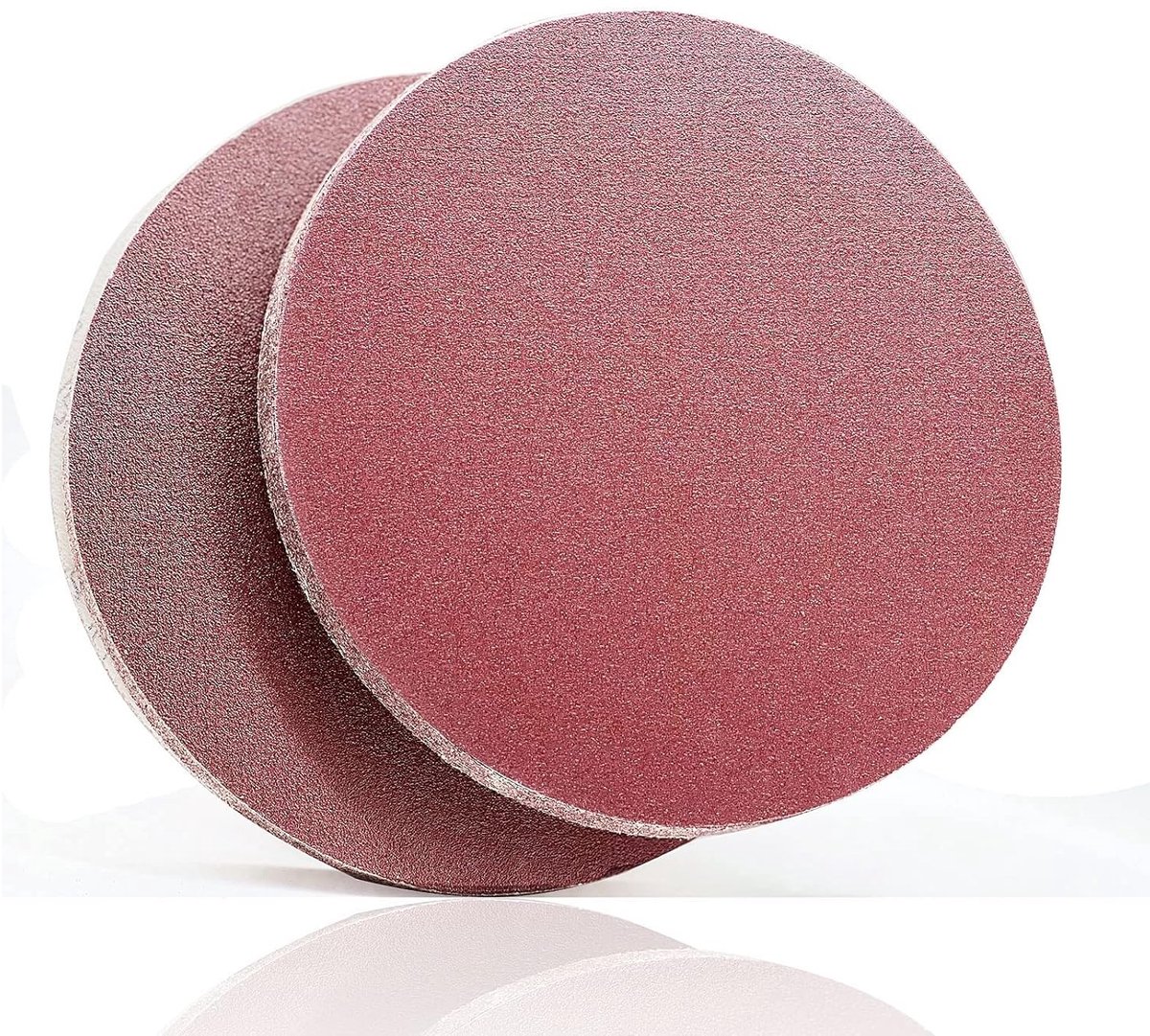 30 Stuks Schuurdiscs 300mm, Ronde Schuurpapier Set met Diverse Korrelgroottes voor Schuren en Polijsten