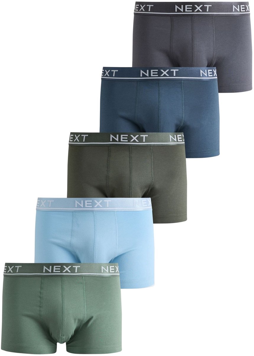 Next - Heren - Set van 5 heupslips - Grijs