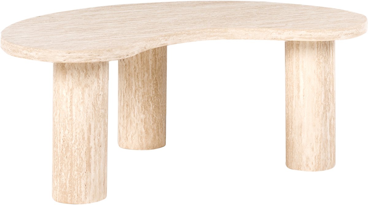 NOMA - Salontafel - Travertijneffect - MDF