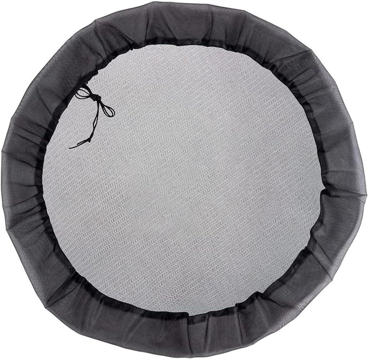 Regentonnet - Regenton afdekking - Regenwater opvangen - Verstelbaar trekkoord - 100 cm - Zwart