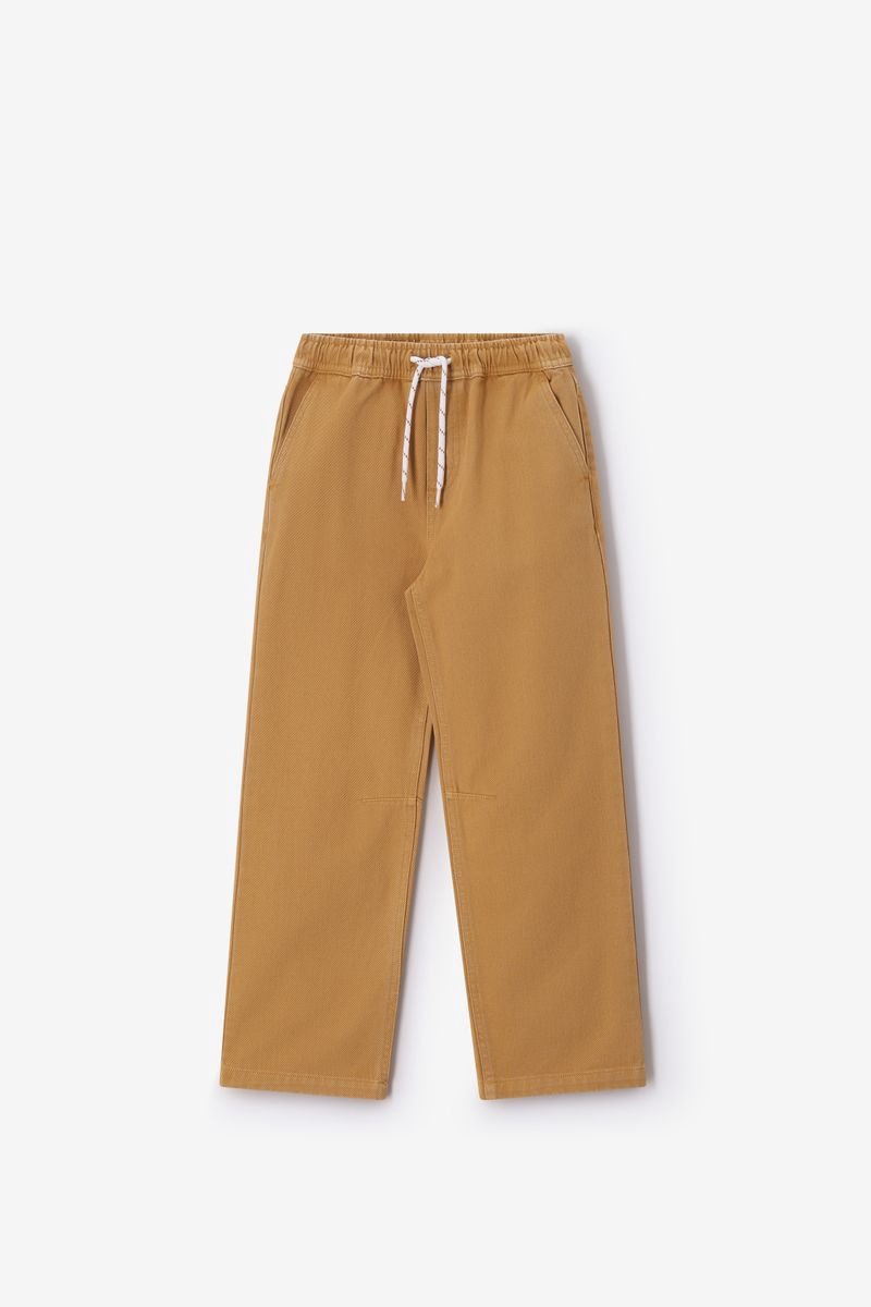Sissy-Boy - Donkergele mid-rise broek