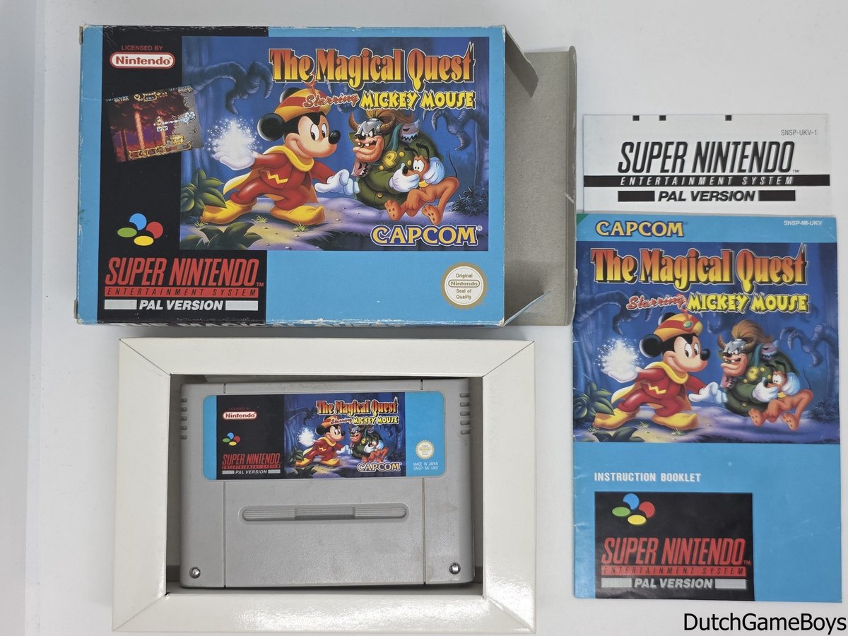 Super Nintendo / Snes - The Magical Quest Starring Mickey Mouse - UKV