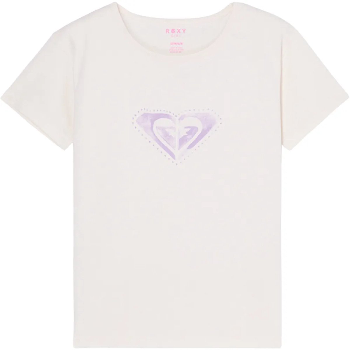 Roxy Lilyregular Nig T-shirt Met Korte Mouwen 8 Years Meisje Coconut Milk