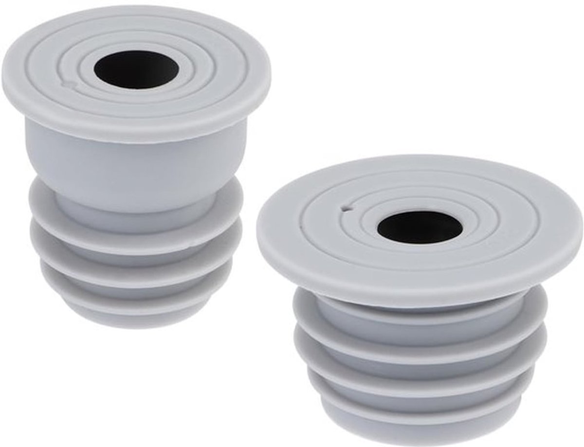 2Pc Afvoer Slang Seal voor Wasmachine, Siliconen Ring Afvoer Slang Afsluiting Grijze Wasmachine Afvoer Seal voor Keuken Badkamer Wastafel Efficiënte Afvoer Was Afvoer Afsluiting