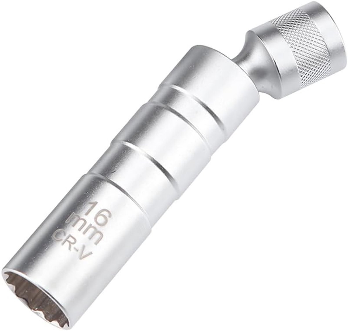 Universele Flexibele Bougietang voor Auto, Magnetische Draaibare Steeksleutel en Installatietools voor Bougies (16mm)