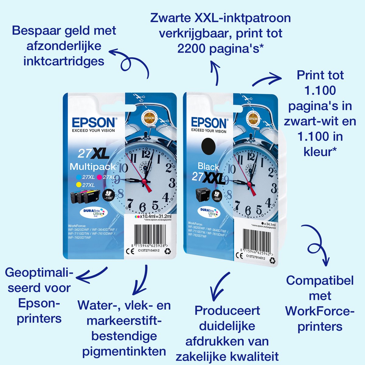 Epson 27 - Inktcartridge / Multipack