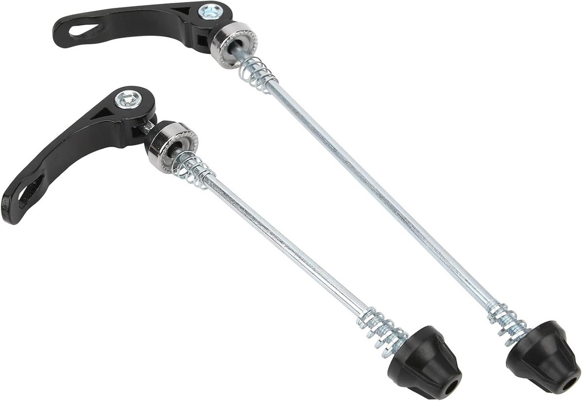 Snelontgrendelbare Achteras en Vooras voor Fietsen, 145/185mm, Geschikt voor Mountainbikes en Racefietsen