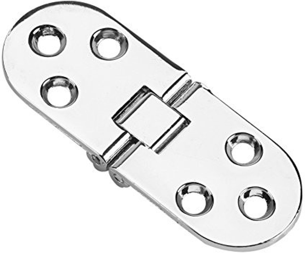 Dailygoods- Scharnieren Zinklegering - Kleine Scharnieren - Scharnieren Keukenkastjes - Scharnieren voor Meubels - 180 Graden Klaptafel - Eenvoudige Installatie - Klapscharnier