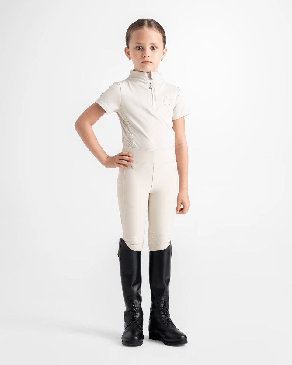 Moá Mae Kids Rijlegging Kniegrip-Stone-Age 14-15