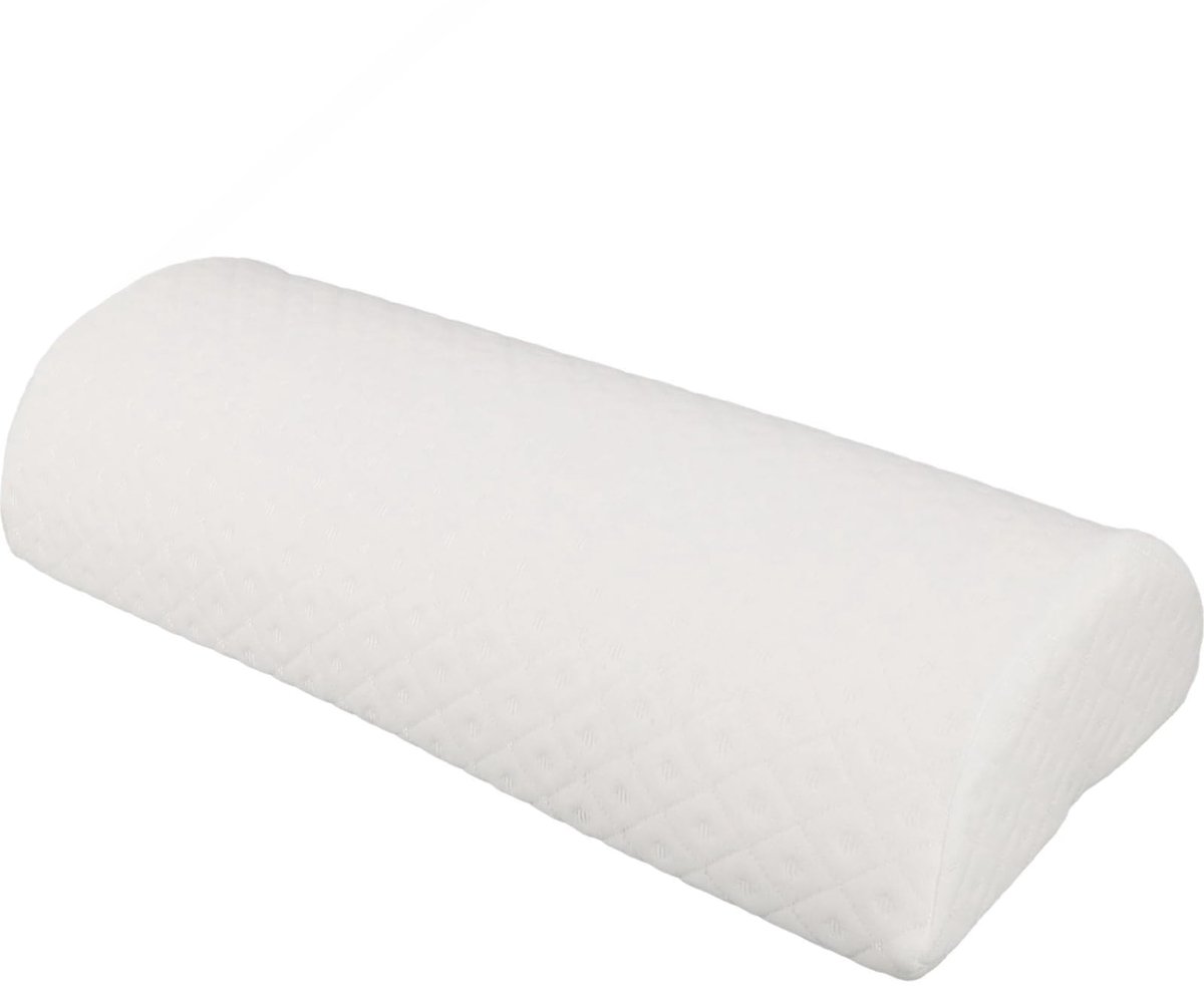 Kussen Halve Maan Pijn Verlichting Bolster Ondersteuning Kussen Lumbale Roll voor Reizen, Nek, Onderrug, Knieën, Voeten