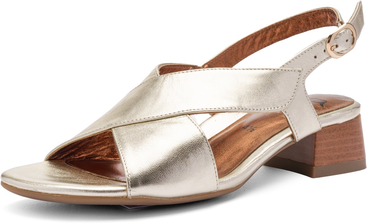Ara -Dames - goud - sandalen - maat 39