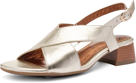 Ara -Dames - goud - sandalen - maat 39