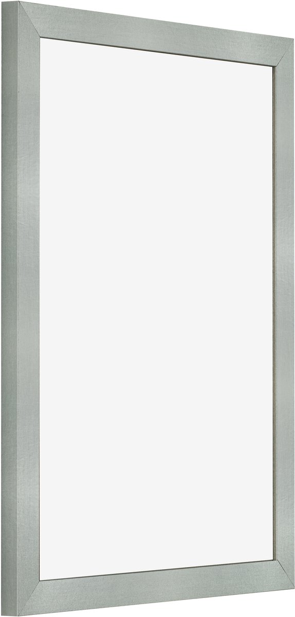 Fotolijst 75x98 cm - MDF - Aluminium Geslepen - Benno