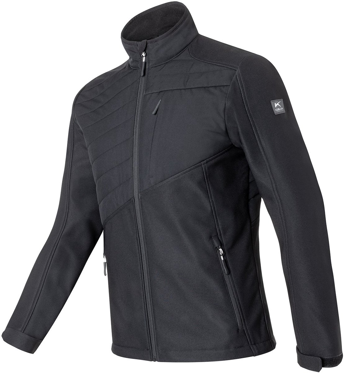 KUBLER WEATHER 13442401 Softshell Werkjas HEREN Veiligheidsjas Zwart - Winddicht - Ademend - Stretch